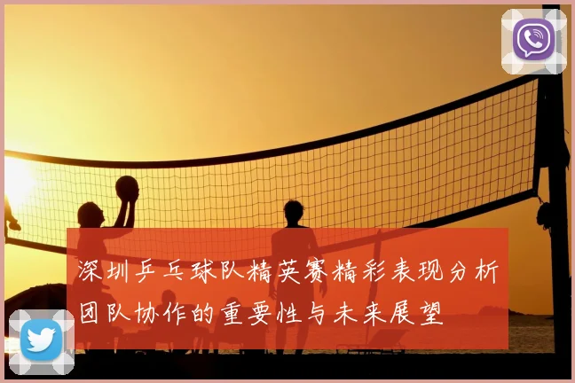 深圳乒乓球队精英赛精彩表现分析团队协作的重要性与未来展望