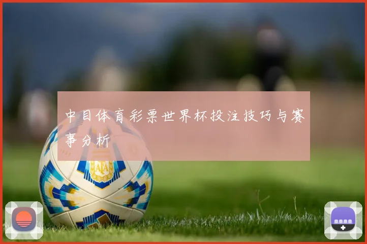 中目体育彩票世界杯投注技巧与赛事分析